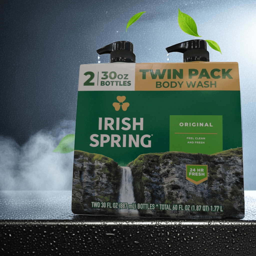 Irish Spring Body Wash for Men, Original Clean, 30 fl oz, 2-Pack