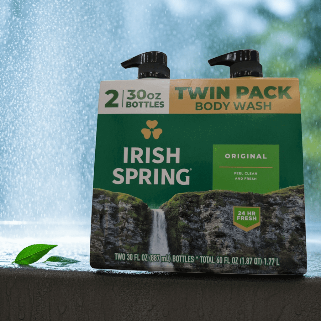 Irish Spring Body Wash for Men, Original Clean, 30 fl oz, 2-Pack