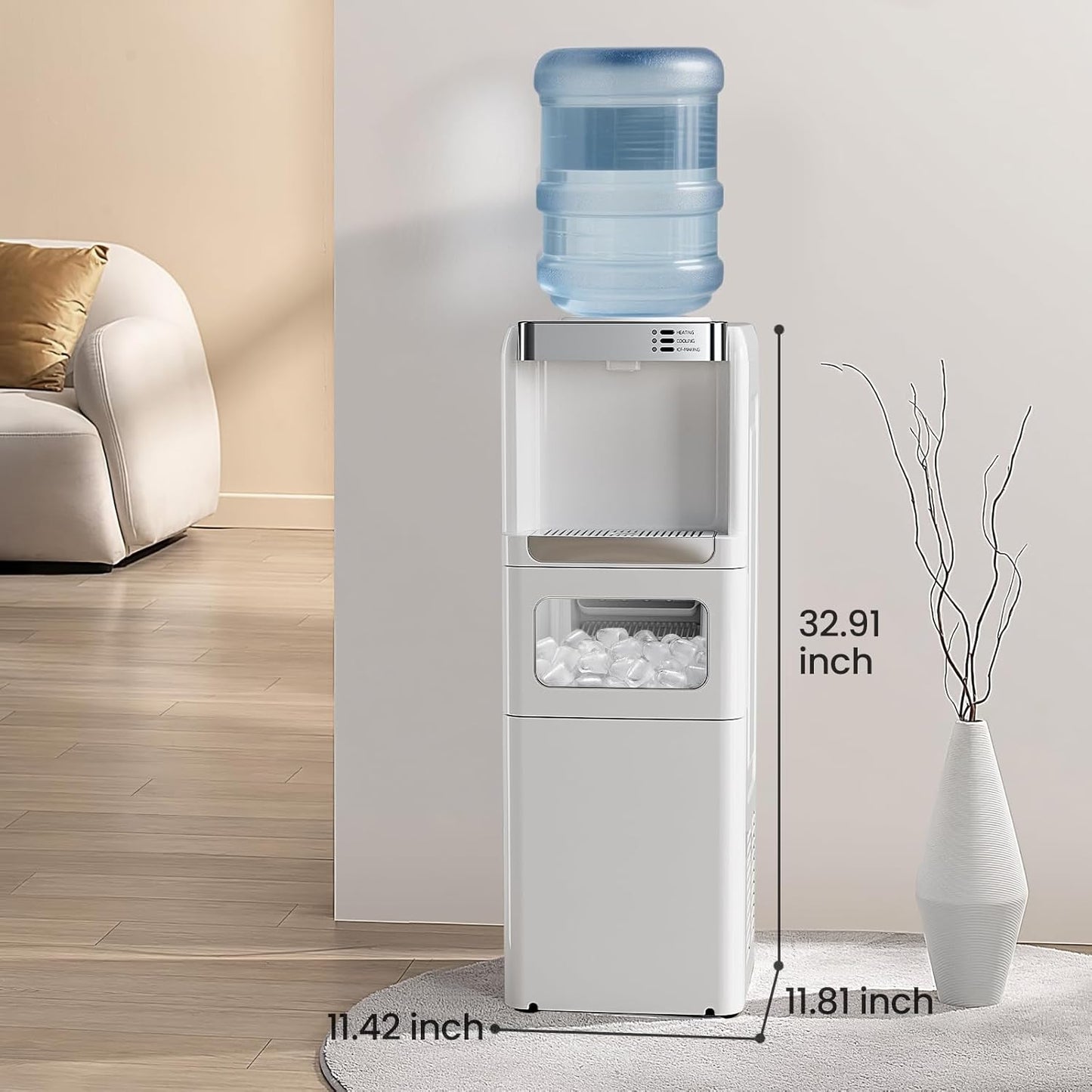 Kismile Water Cooler Dispenser with Ice Maker WD5815