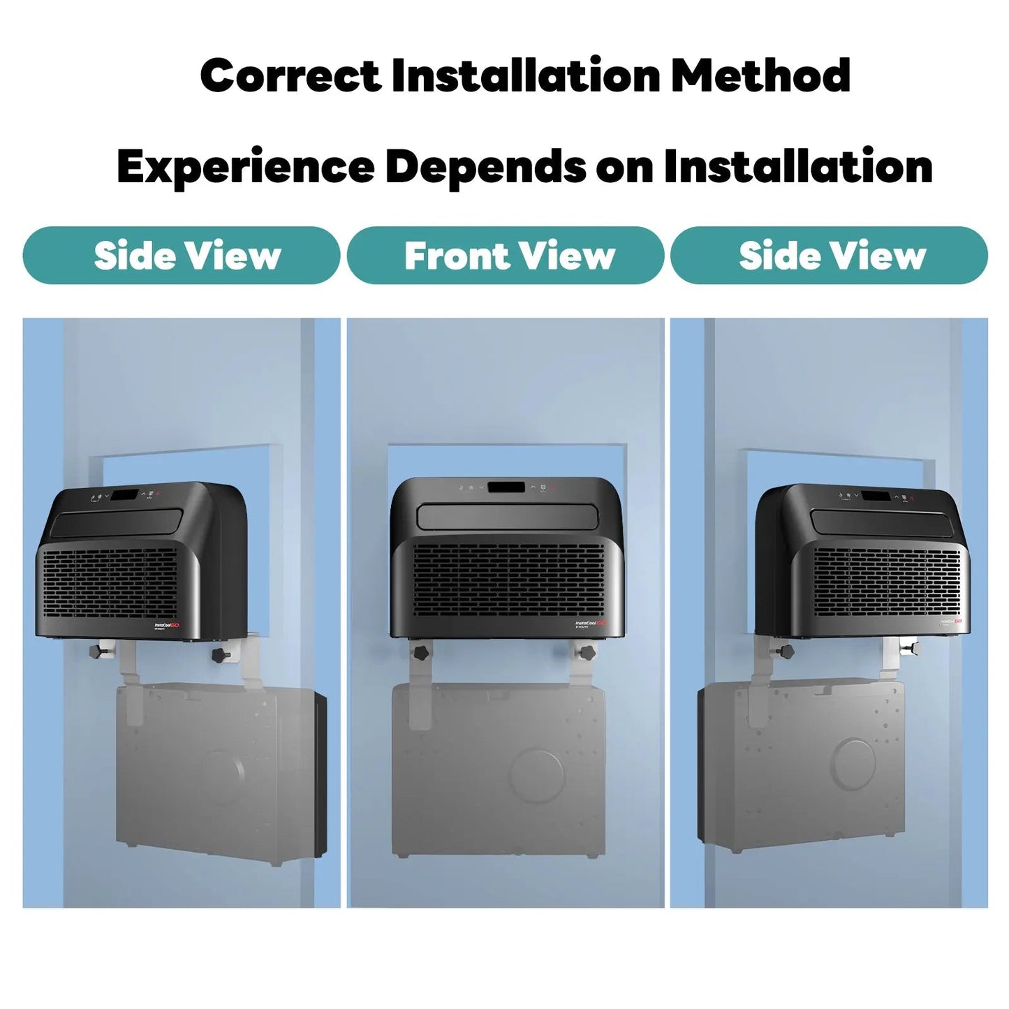 Fogatti InstaCool Go Portable Window Air Conditioner
