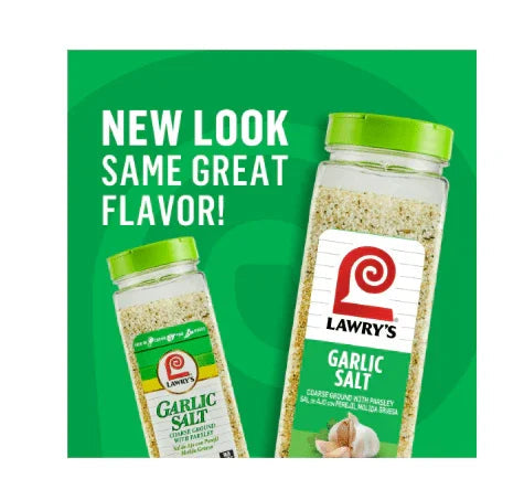 Lawry's Gluten Free Coarse Ground Garlic Salt with Parsley - 33 oz
