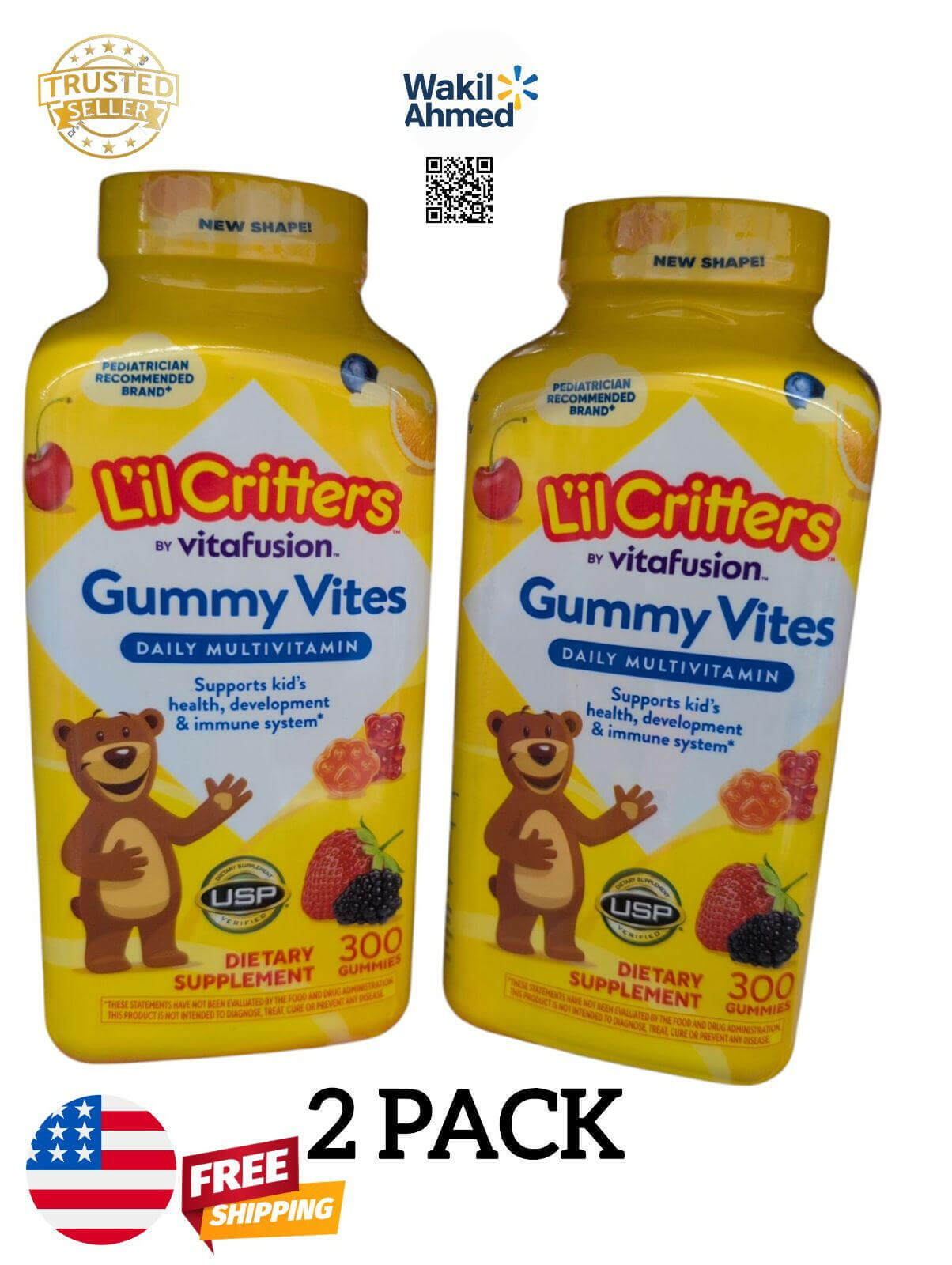 L'il Critters Gummy Vites Multivitamin - 600 Count