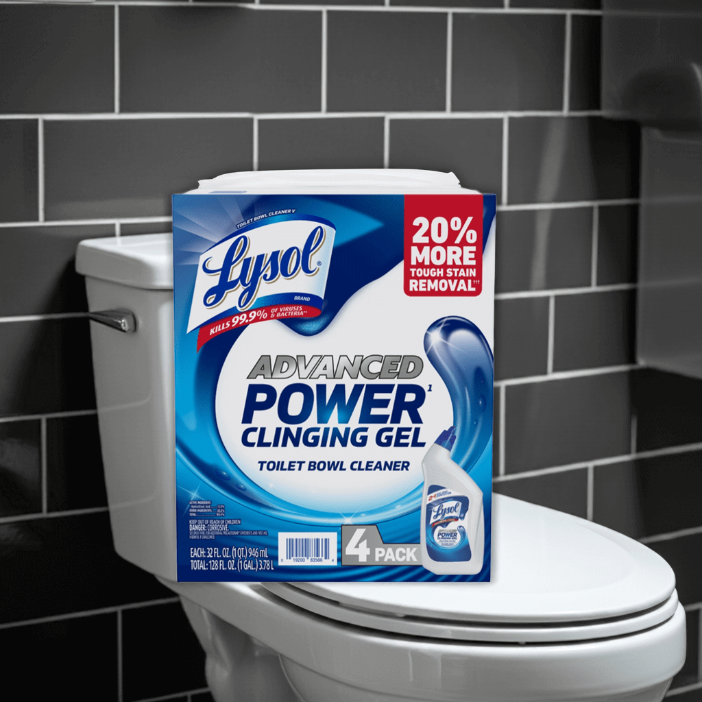Lysol Advanced Toilet Bowl Gel Cleaner 32 fl. oz., 4 pk.