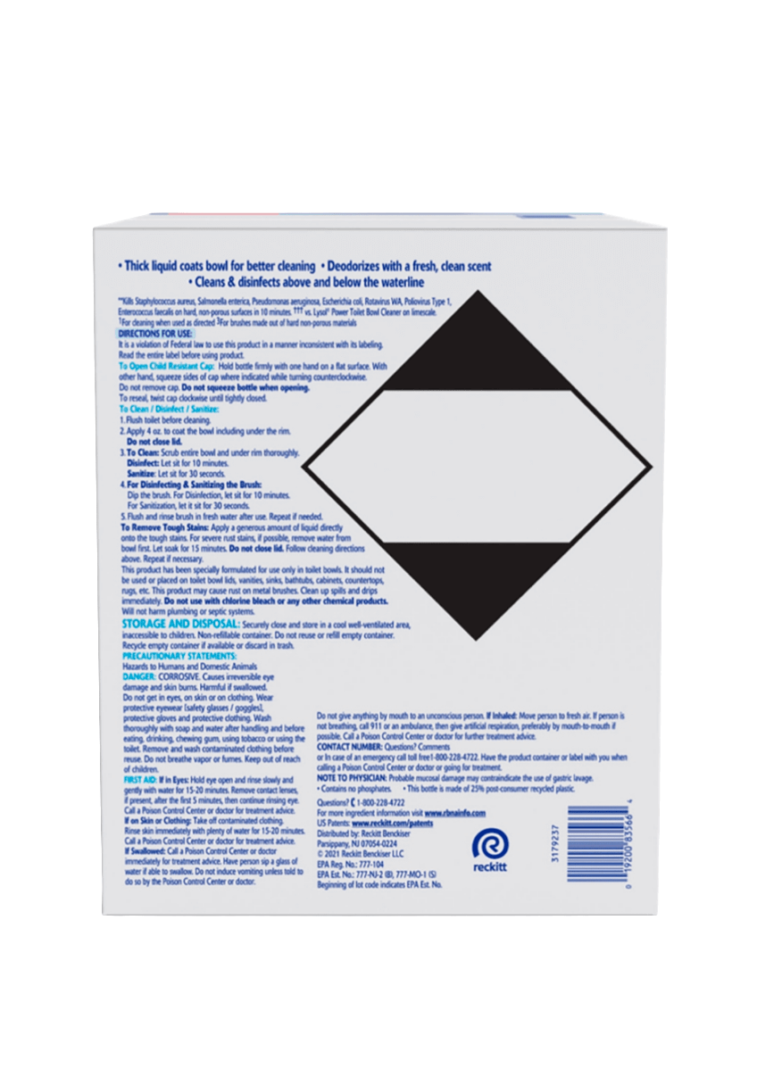 Lysol Advanced Toilet Bowl Gel Cleaner 32 fl. oz., 4 pk.