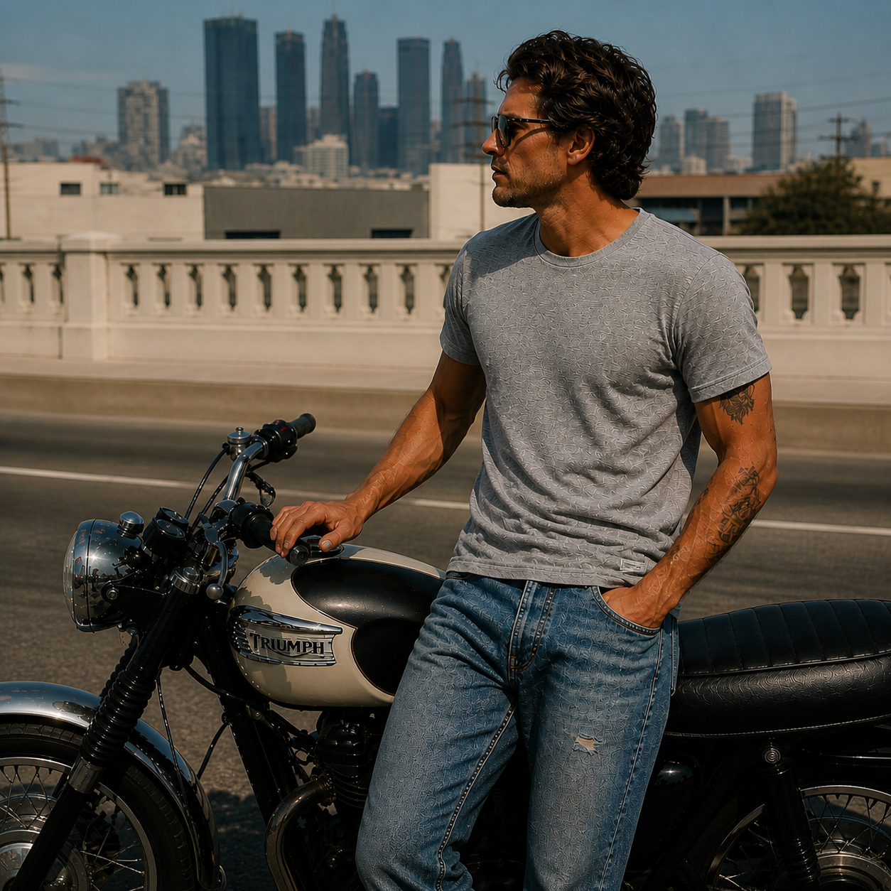 McQueen Tri-blend Crew - Effortless Everyday Style