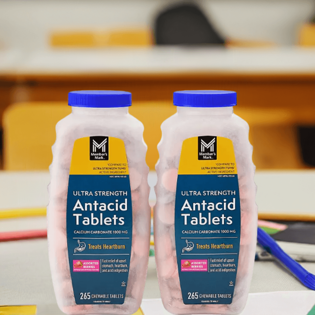 Member's Mark Ultra Strength Antacid Chewable Tablets, Assorted Berry, 265 ct./pk., 2 pk.