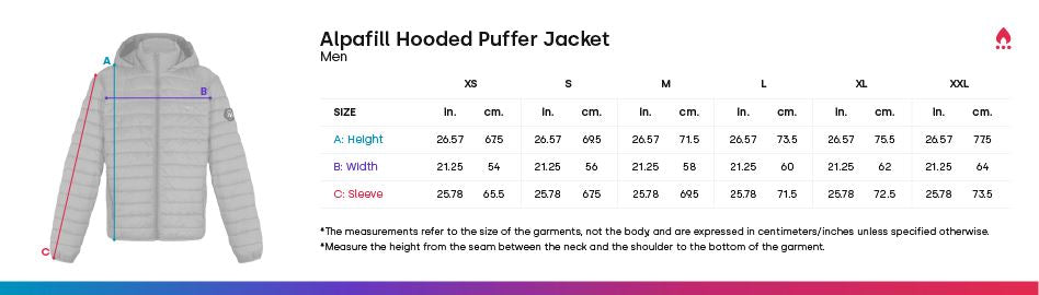 Men's Alpafill Puffer Alpaca Jacket