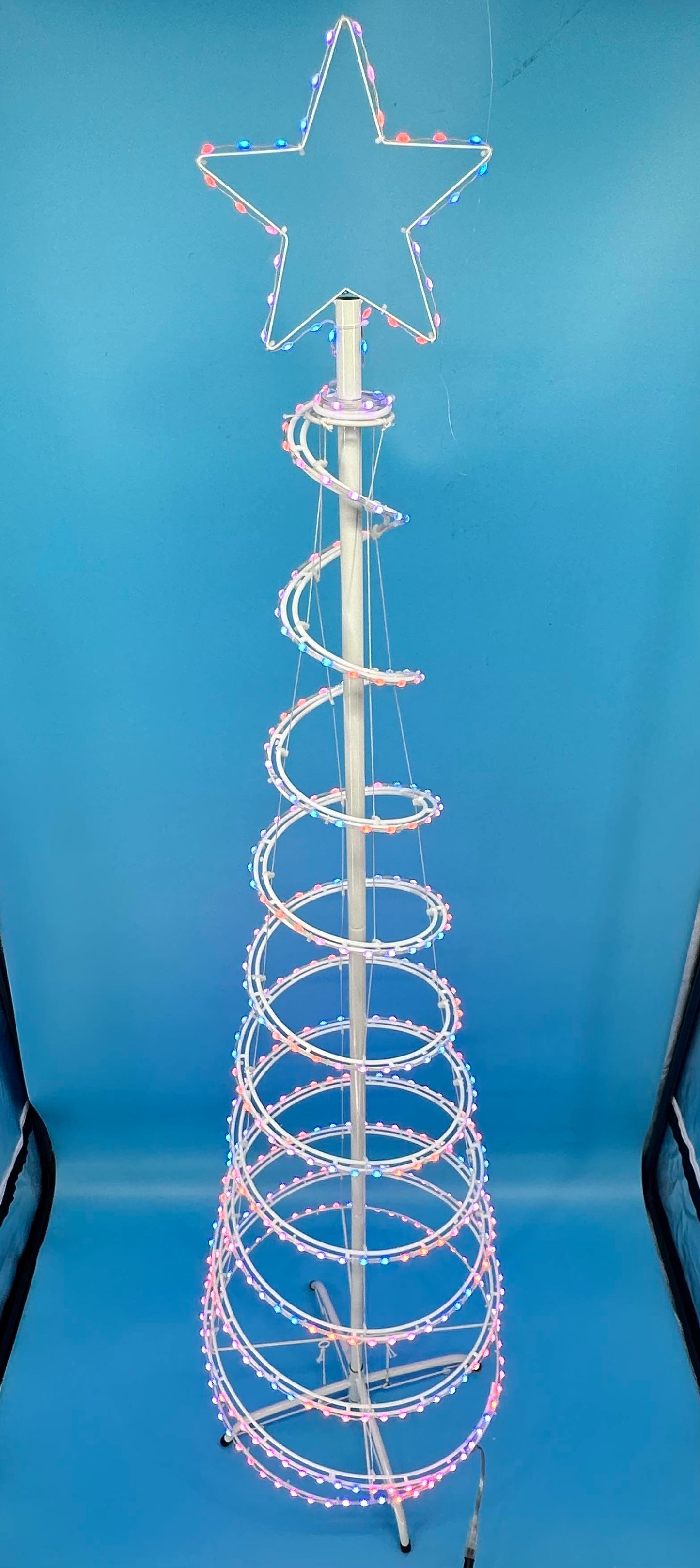 🌲 RGB Decor Spiral Trees – A Modern Twist on Classic Holiday Trees 🎄