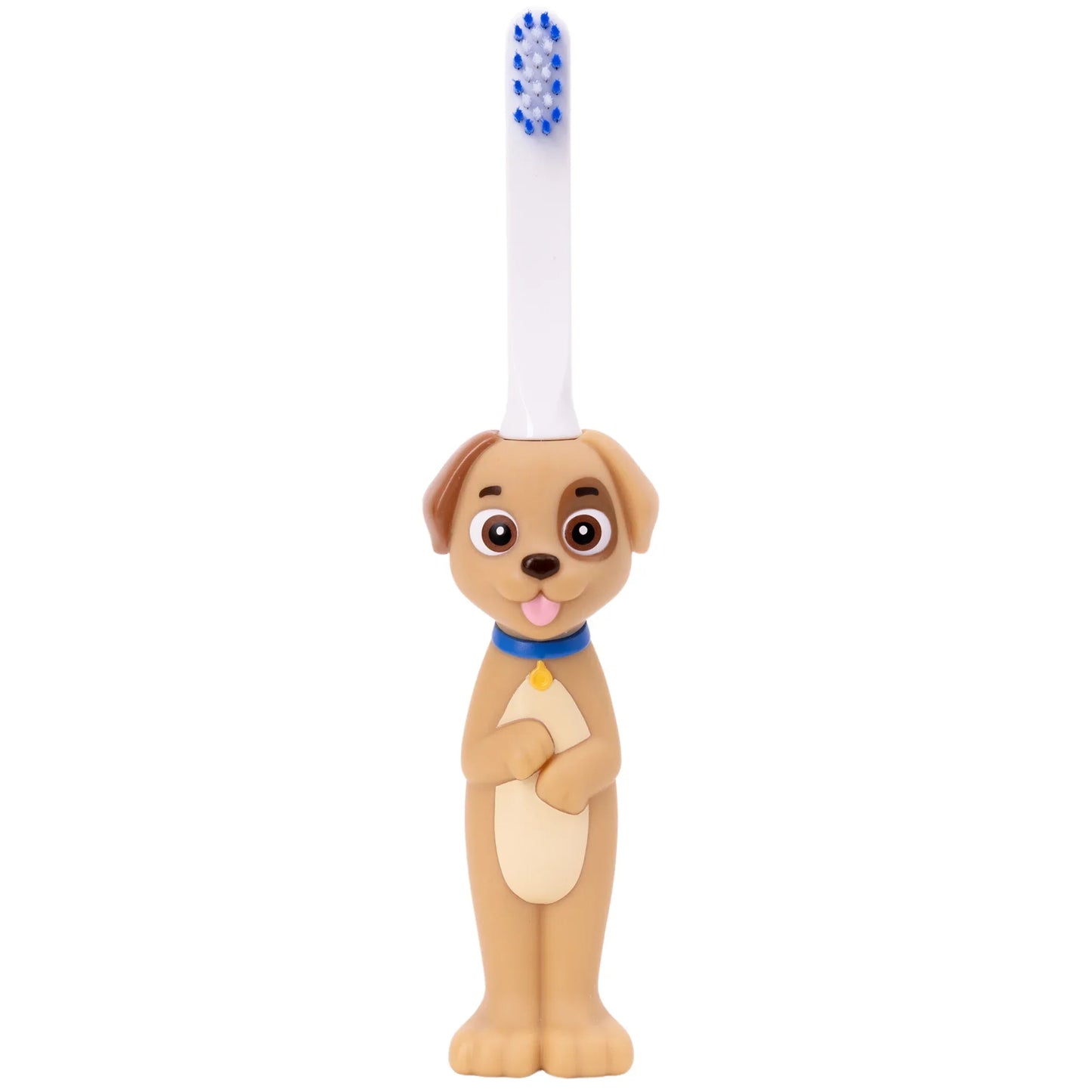 puppy-toothbrush-for-kids-puppy-shaped-handle-blue-bristles - shoponestop.store