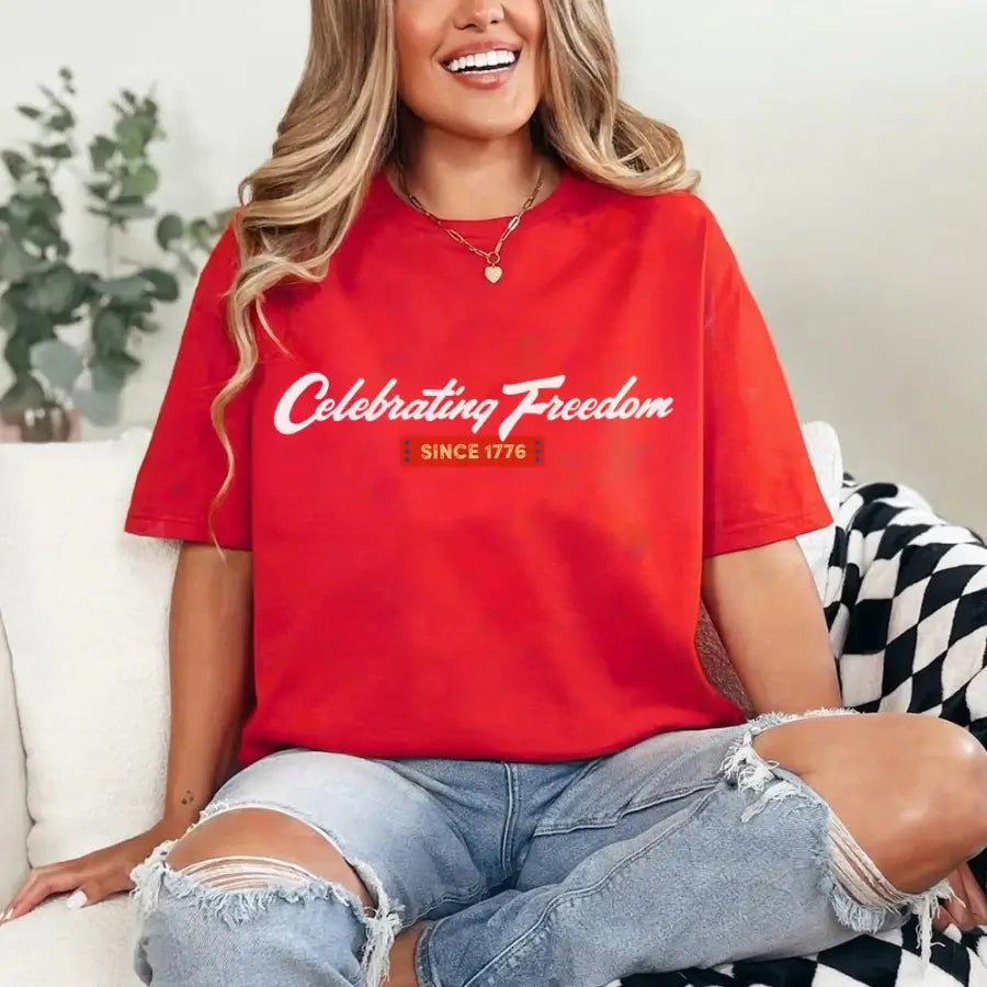 Celebrating Freedom Since 1776 Patriotic Tee