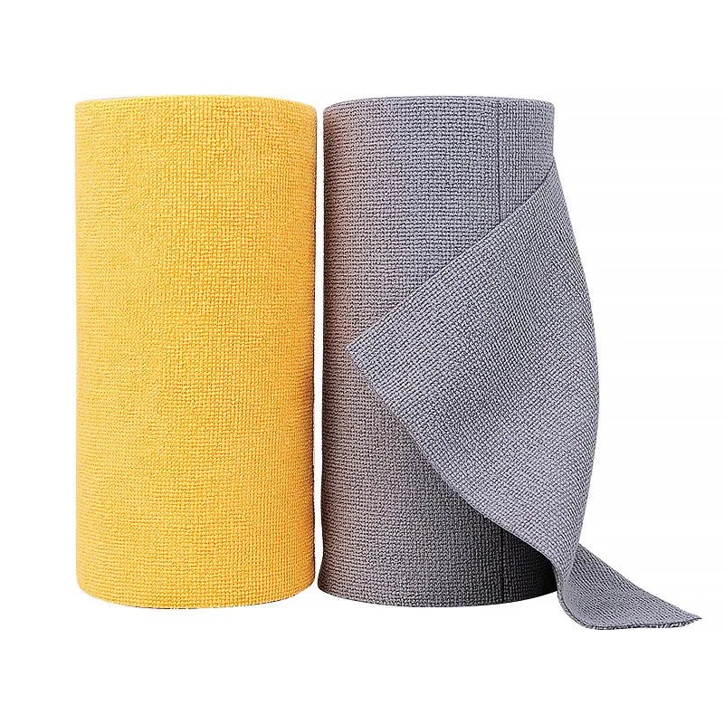 Reusable Microfiber Cleaning Cloths Tear-Away Roll