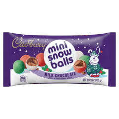 Cadbury Snow Balls Mini Milk Chocolate, 9 oz 48pk