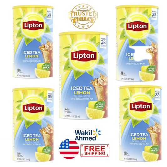 Lipton Lemon Iced Tea Mix 898 oz  Sweetened Instant Powder