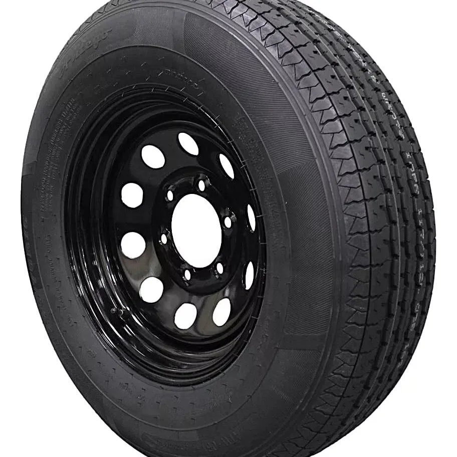 (Set of 4) Antego Tire and Wheel 225/75R15 Highway Terrain Trailer Tire & Wheel
