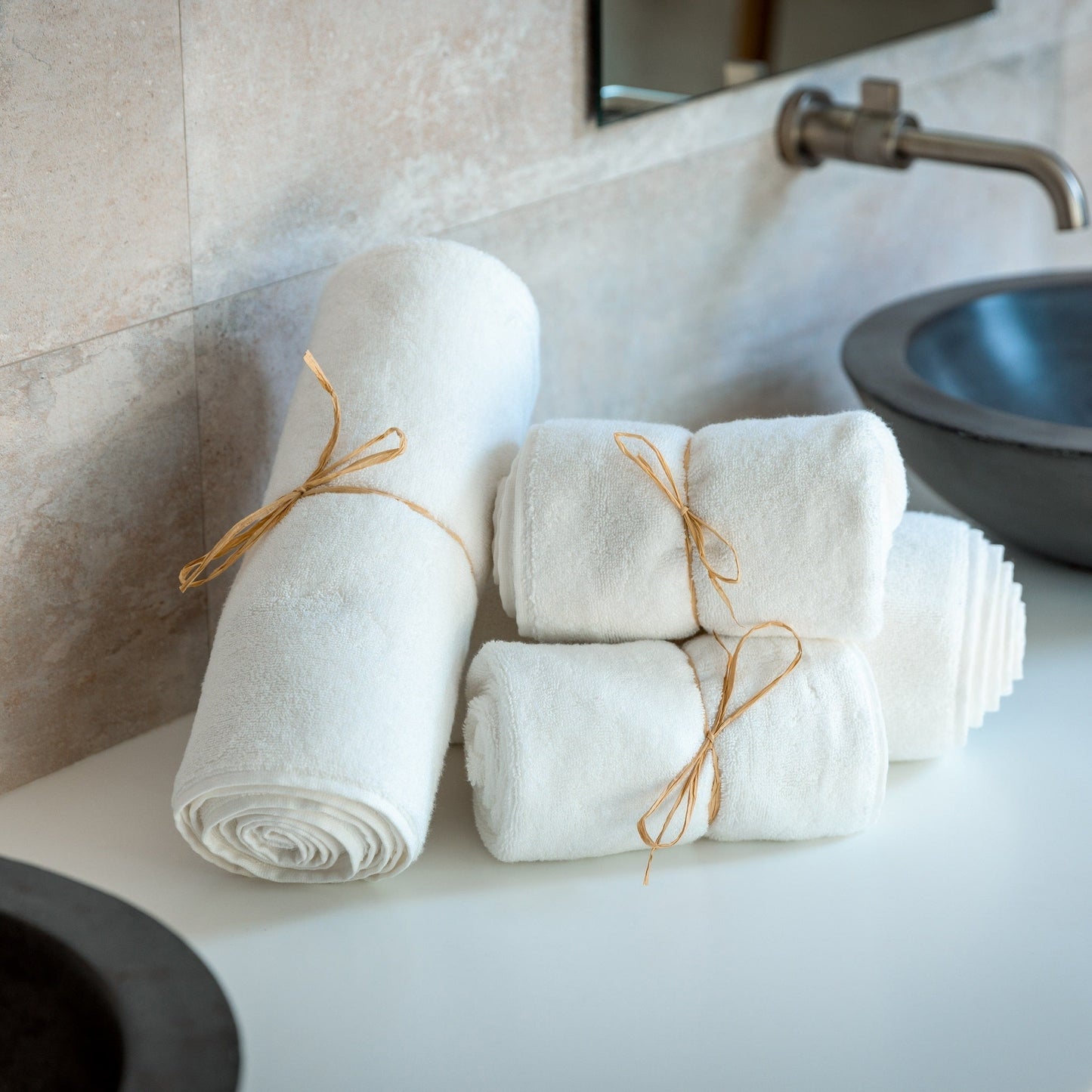 Luxury Organic Bath Towel Set | Soft, Plush, Eco-Friendly Towels