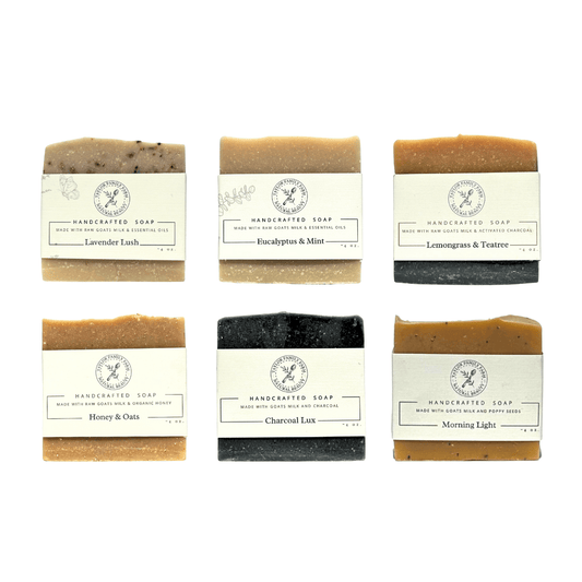 Goat’s Milk Soap Gift Set – 6 Bar Collection