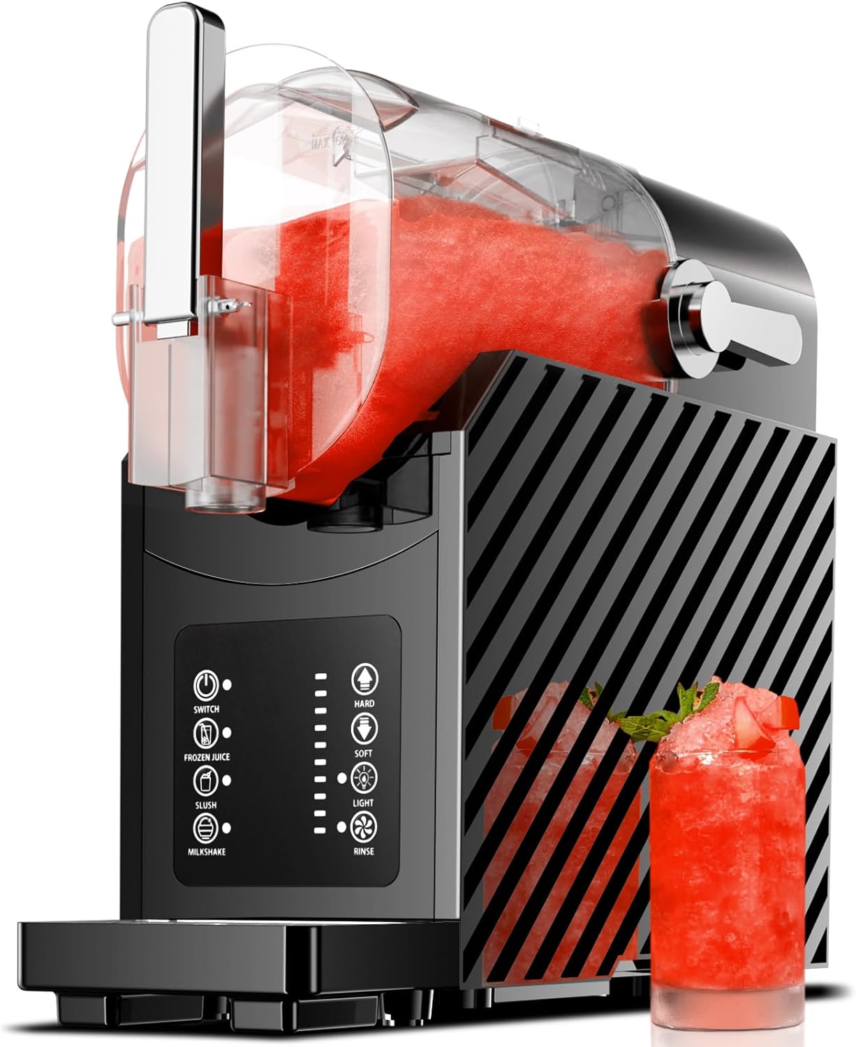 Slushie Machine for Home, Frozen Drink Maker with 3 Preset Modes