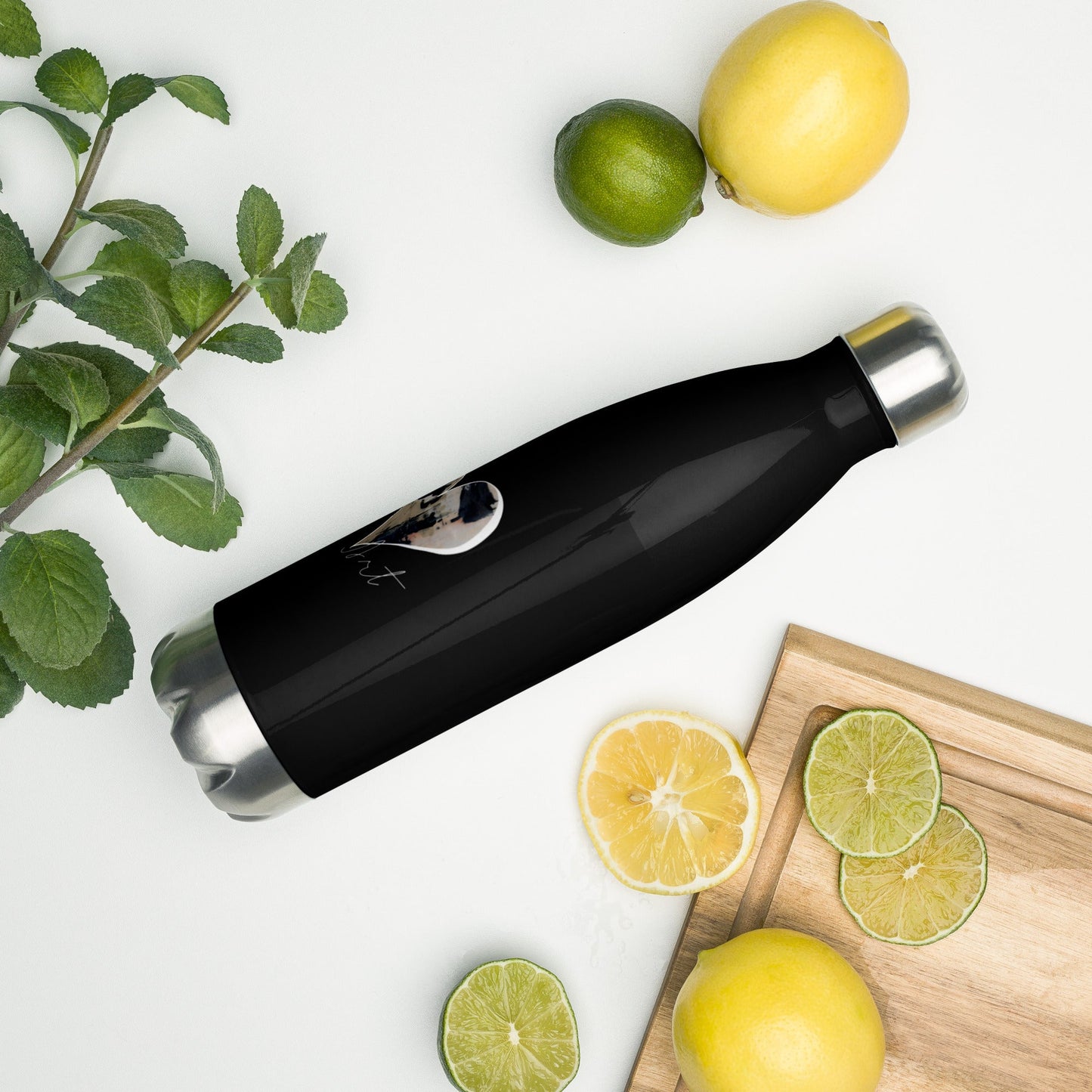 "Give Love" Stainless Steel Water Bottle