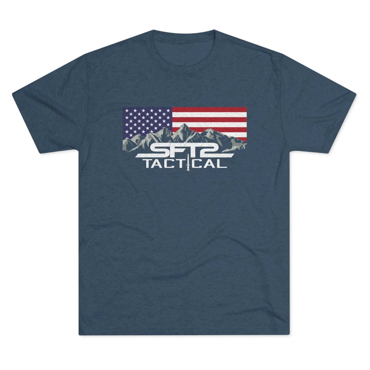 t-shirt-tri-blend-indigo-s-america-s-favorite-logo-tri-blend-crew-tee-31016931033130 - shoponestop.store