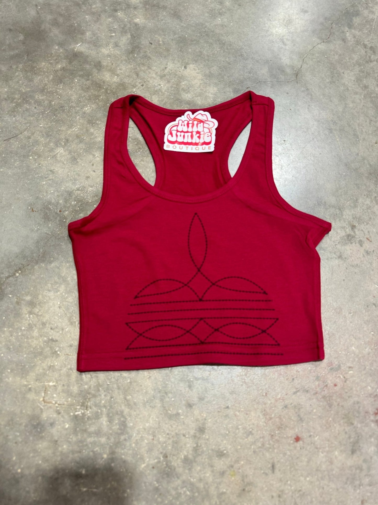 Stunning Boot Stitch Western Tank Top – Elevate Your Style!