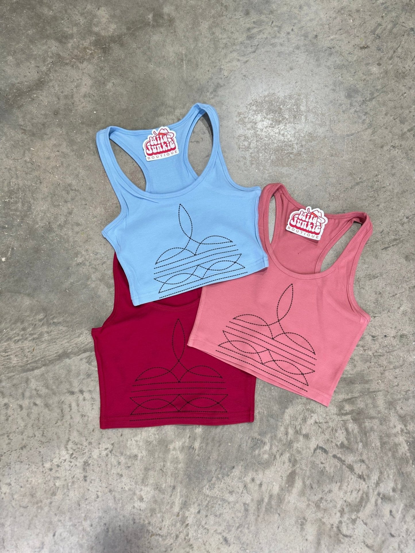 Stunning Boot Stitch Western Tank Top – Elevate Your Style!