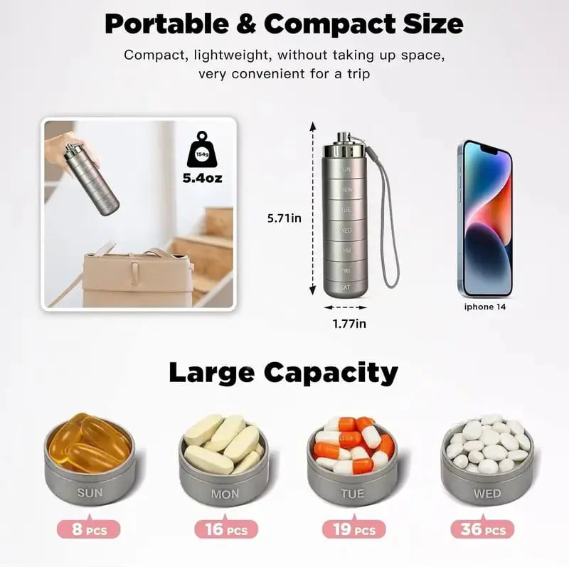 Pill Organizer for Travel: Stay Organized and Stylish