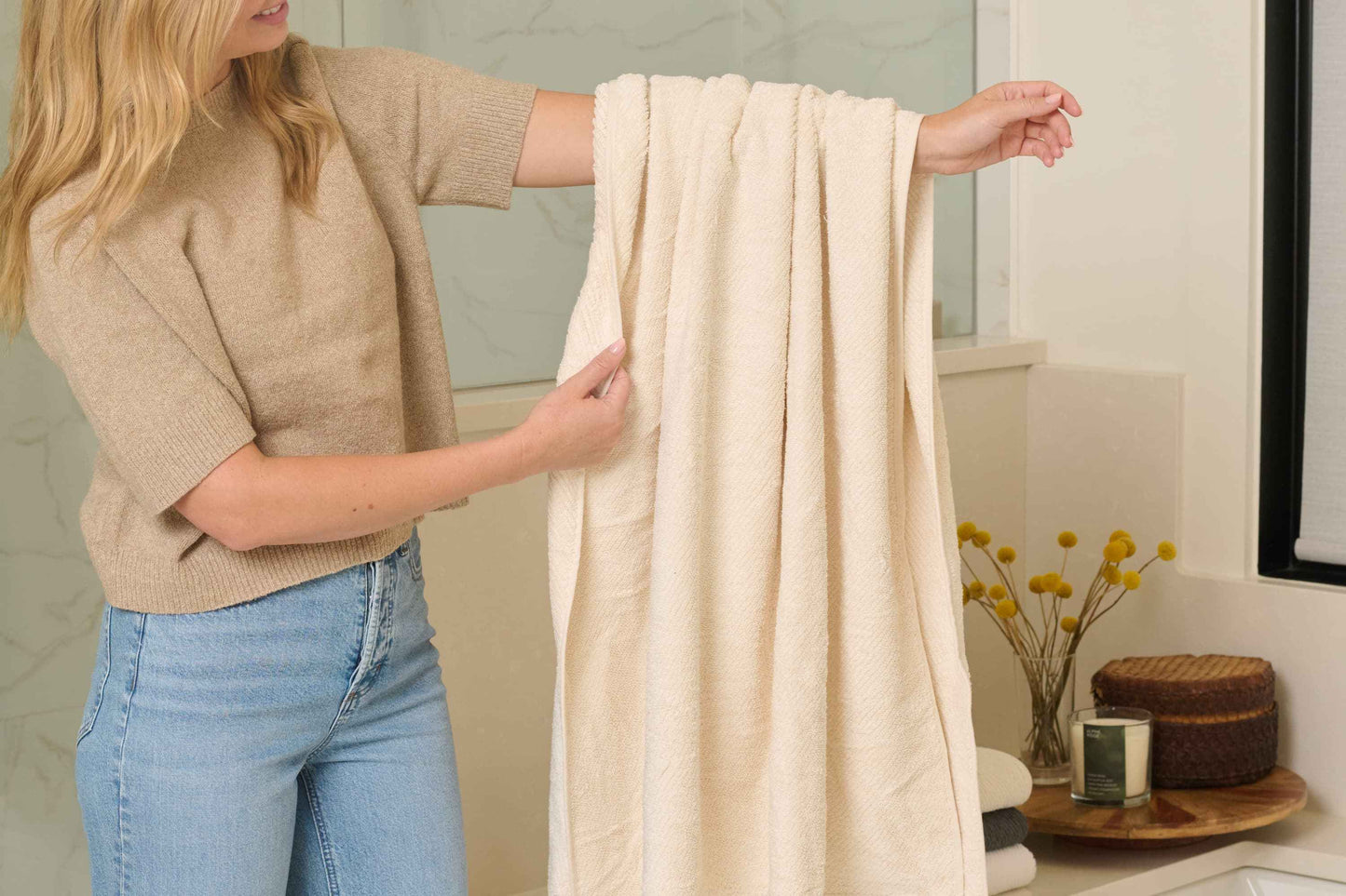 Organic Cotton Twill Towels