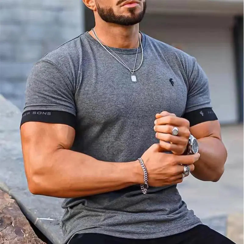 Men's Cotton Gym Shirt