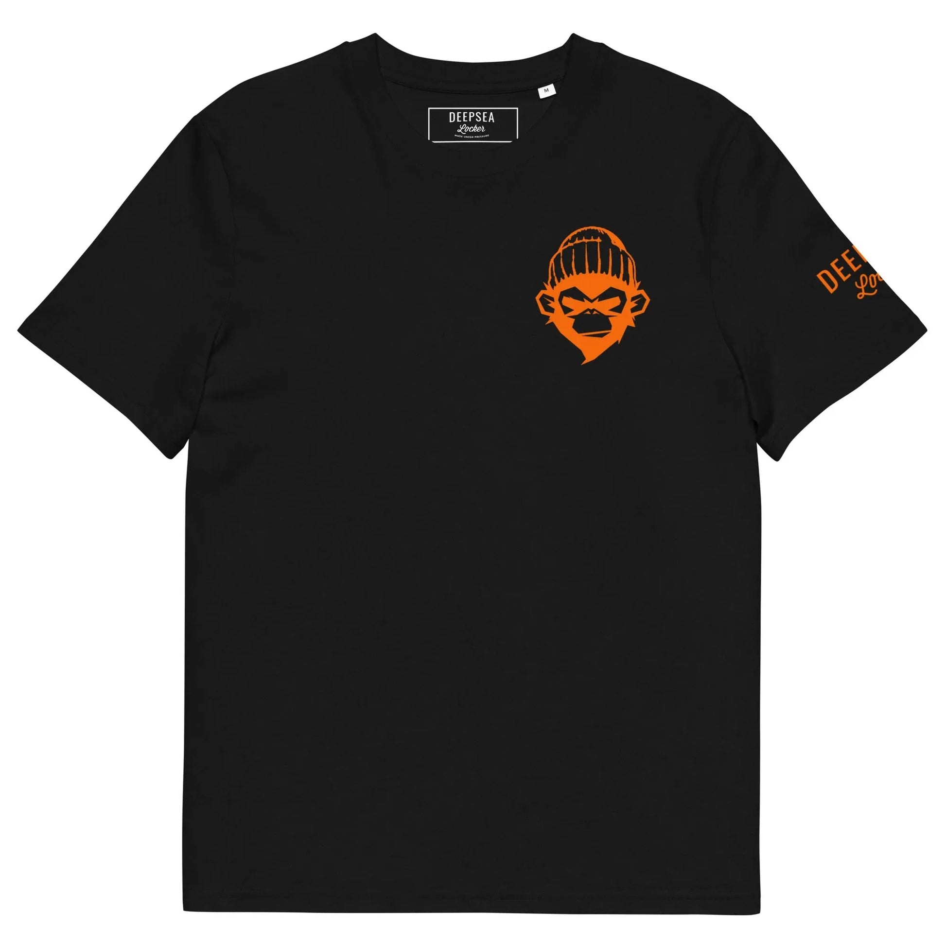 unisex-organic-cotton-t-shirt-black-front-68f2b9233b911 - shoponestop.store