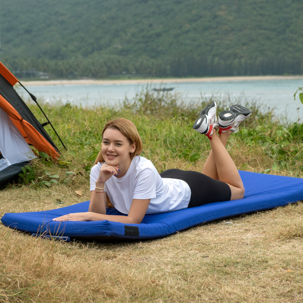 Home Bed Comfort with the Matrix Air-Cell Memory Foam Camping Mattress