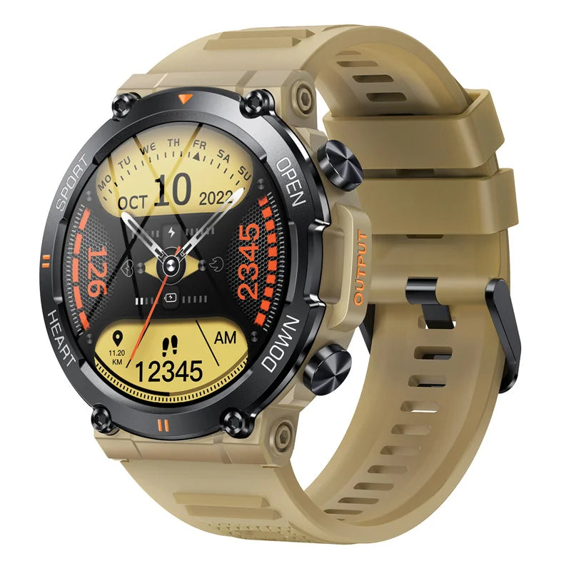 RogueX™ Outdoor Smartwatch for Men – Skull Design & Multi-Sport Tracking