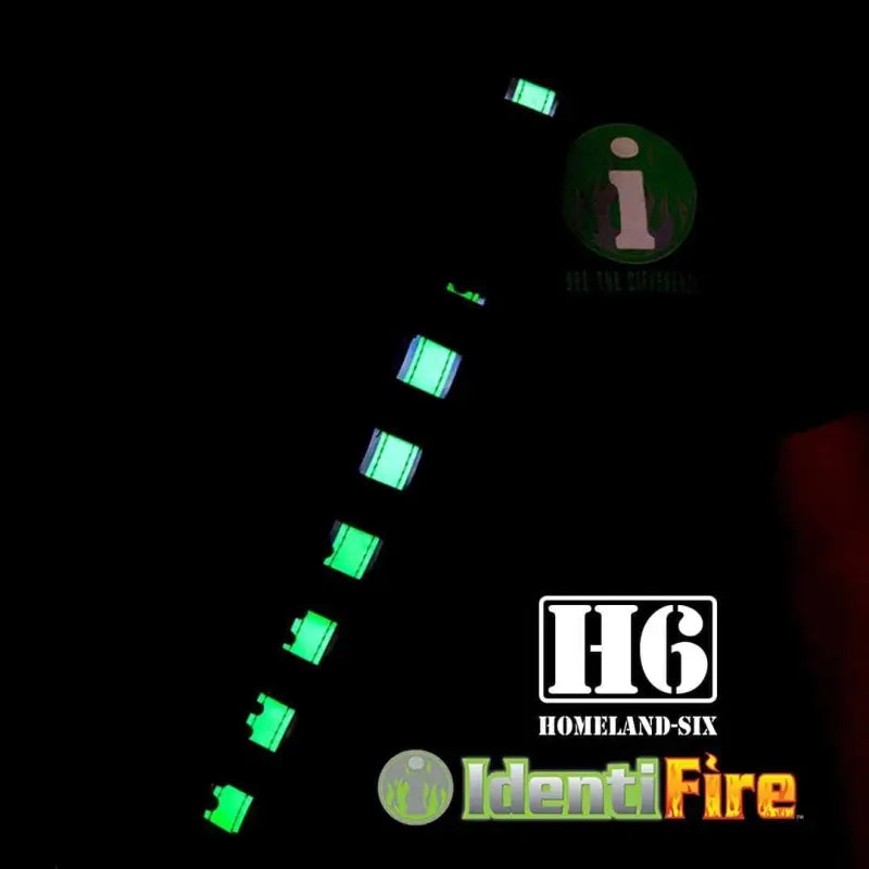 H6 FRONTLINE RADIO STRAP KIT - IDENTIFIRE & REFLECTIVE SILVER