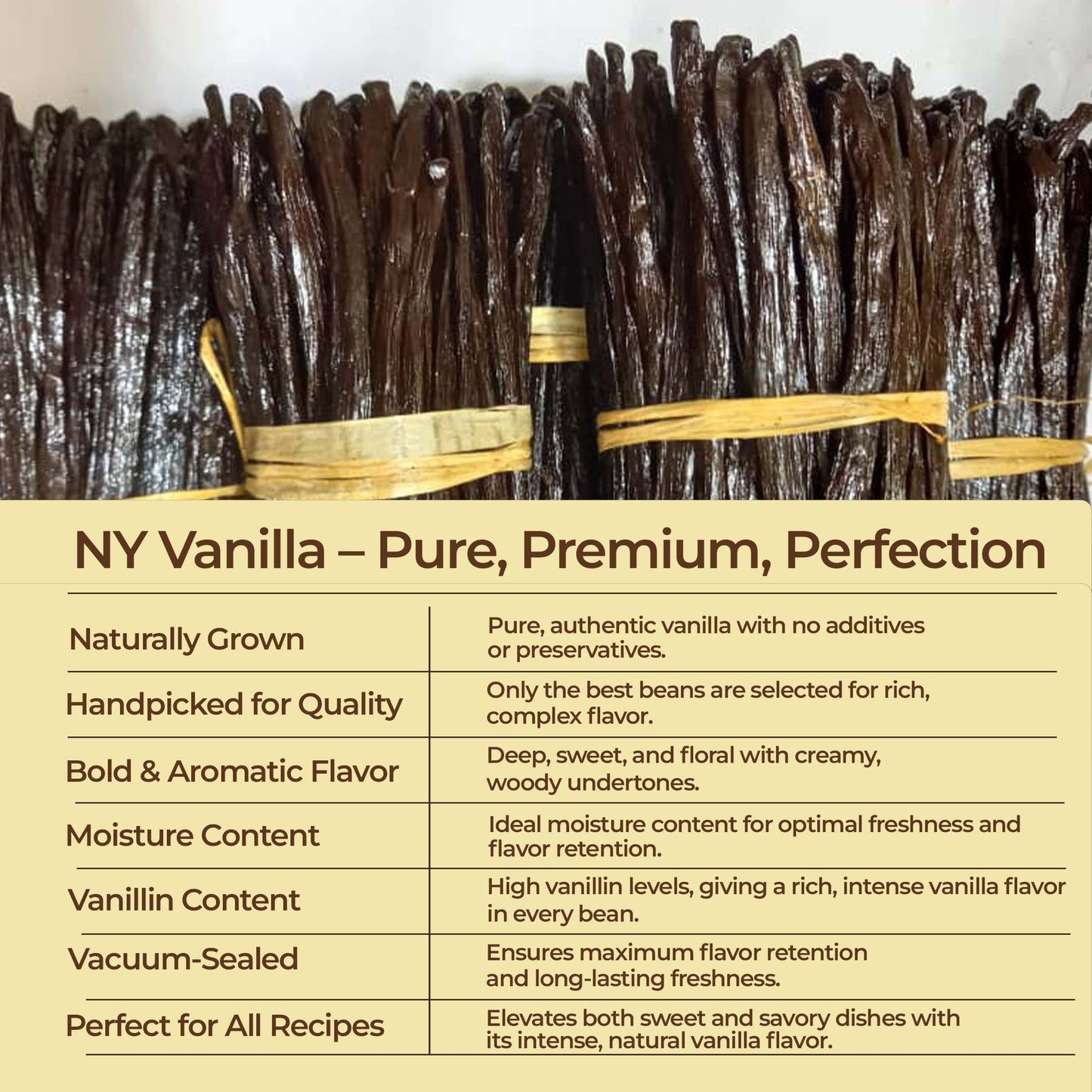 SPECIAL 12 lb. Bulk Gourmet Vanilla Beans – Premium Grade A Vanilla Pods for Baking & Extract