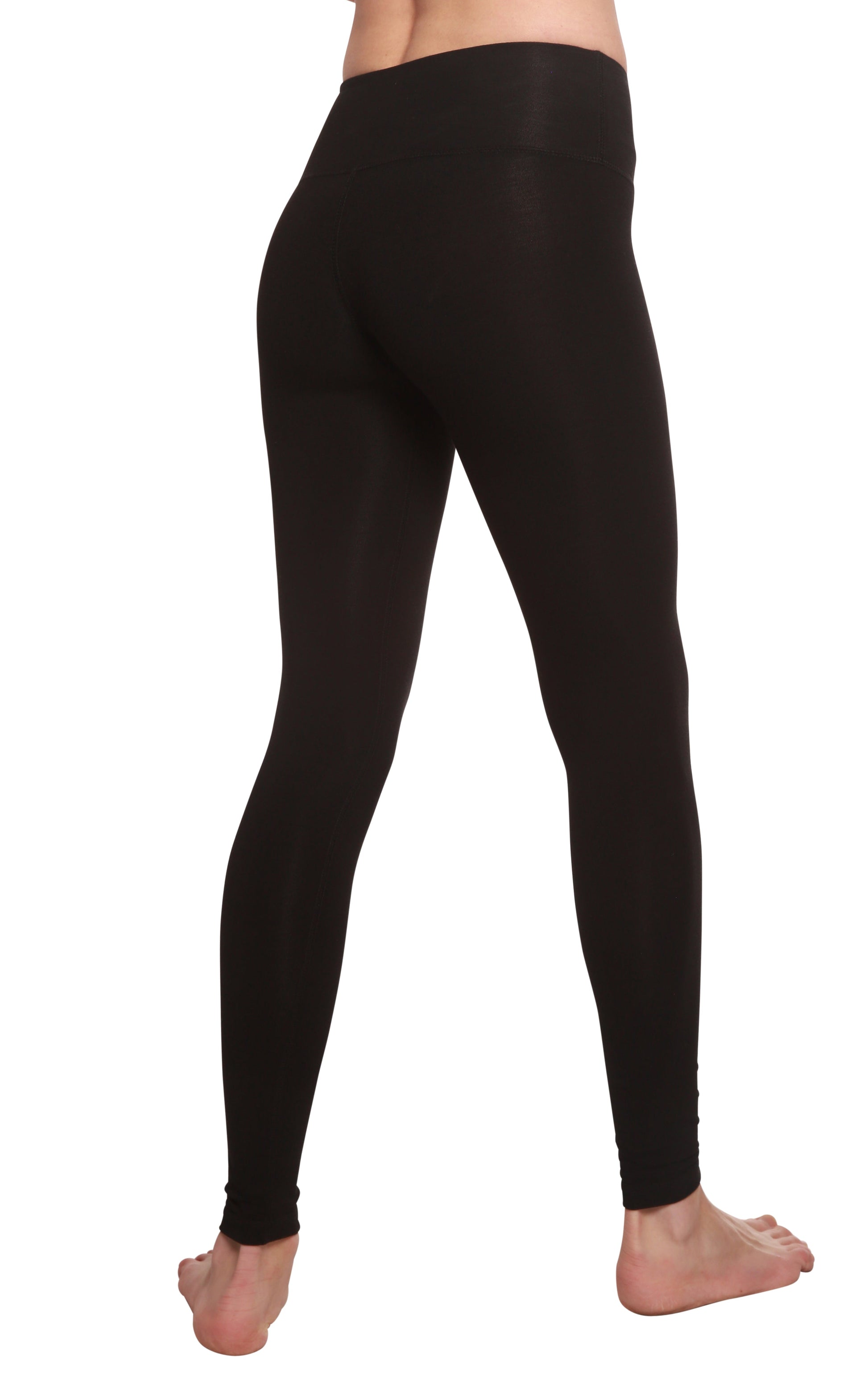 Women's Bamboo/Cotton Full Length Legging in Black