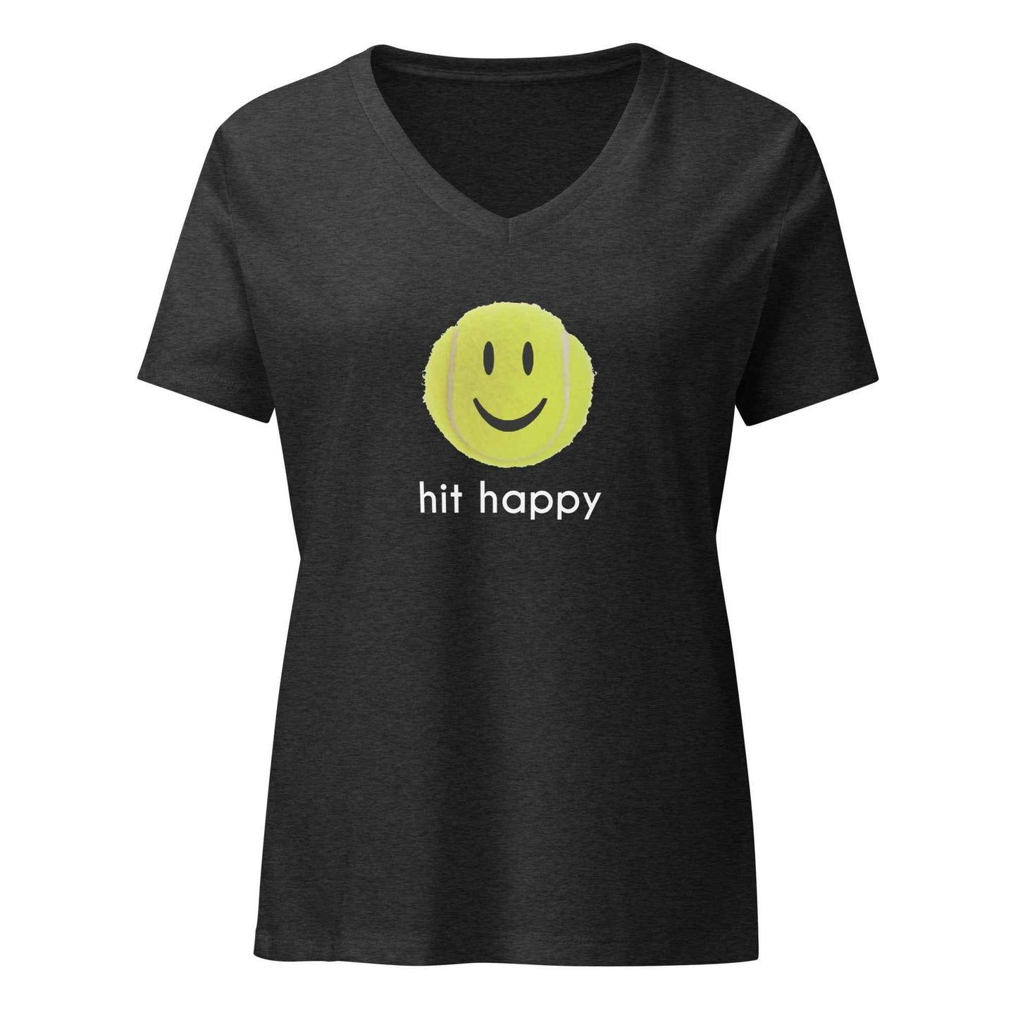 Hit Happy Women’s Relaxed V-Neck T-Shirt