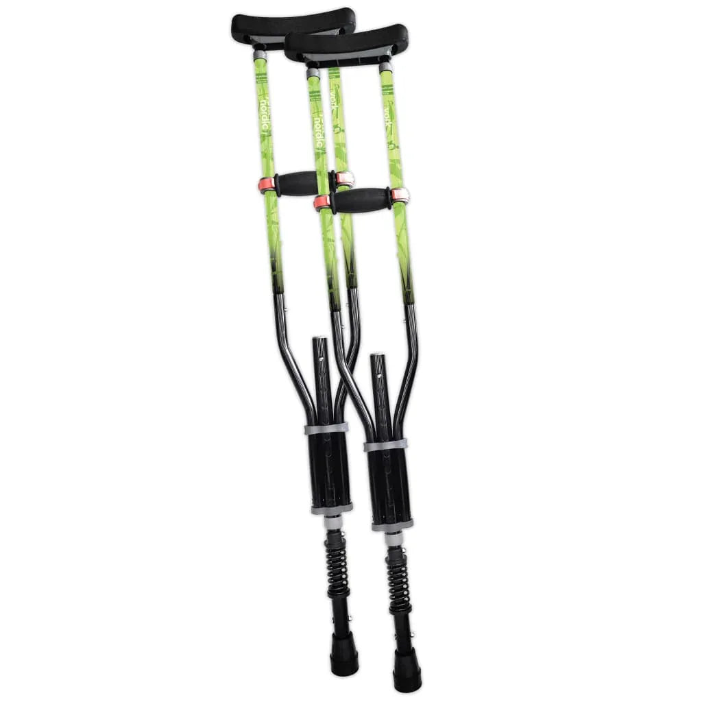 york-nordic-adjustable-spring-cushion-crutches-perfect-for-sports-injuries-and-travel-218 - shoponestop.store