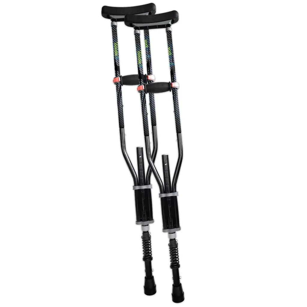 york-nordic-adjustable-spring-cushion-crutches-perfect-for-sports-injuries-and-travel-227 - shoponestop.store