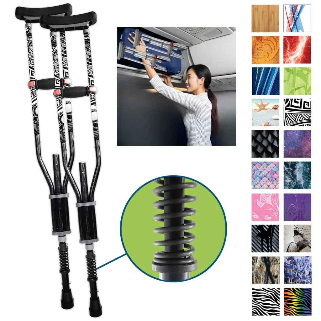 york-nordic-adjustable-spring-cushion-crutches-perfect-for-sports-injuries-and-travel-322 - shoponestop.store