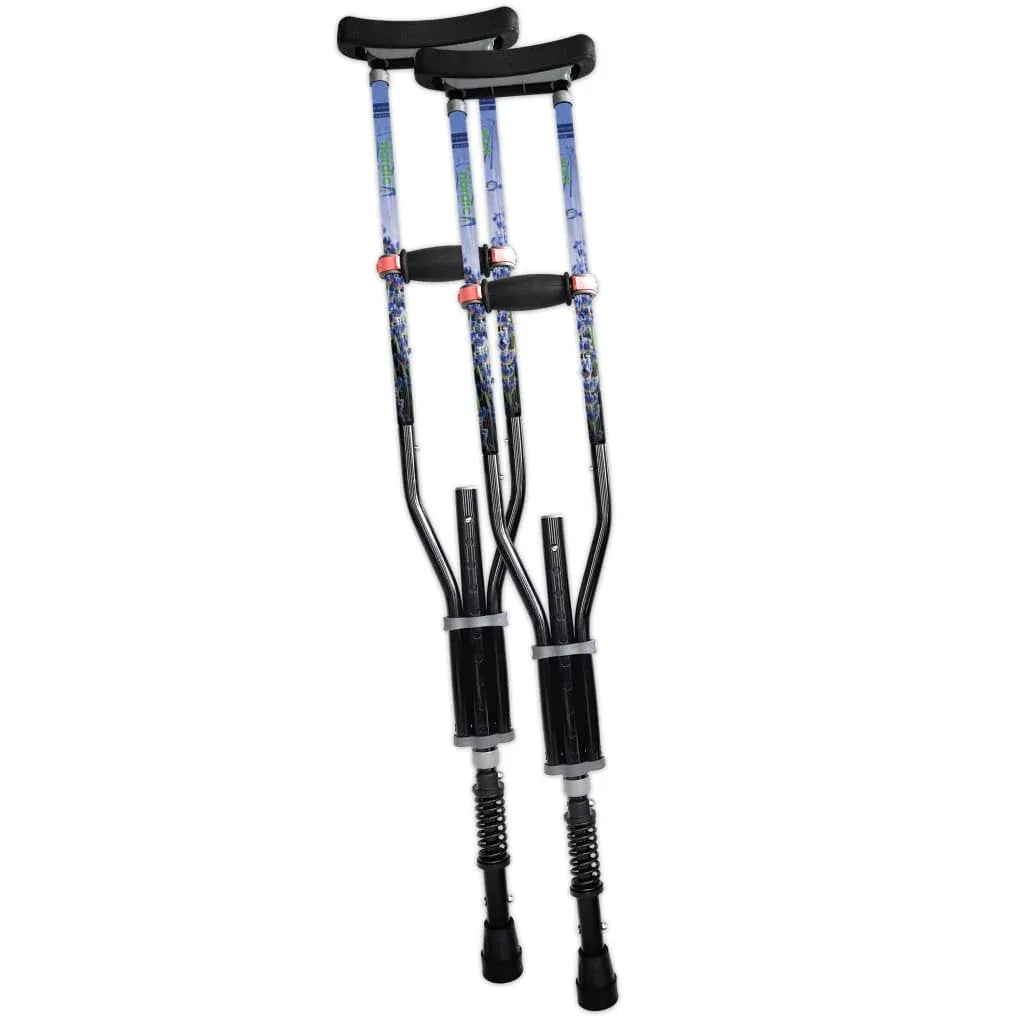 york-nordic-adjustable-spring-cushion-crutches-perfect-for-sports-injuries-and-travel-461 - shoponestop.store