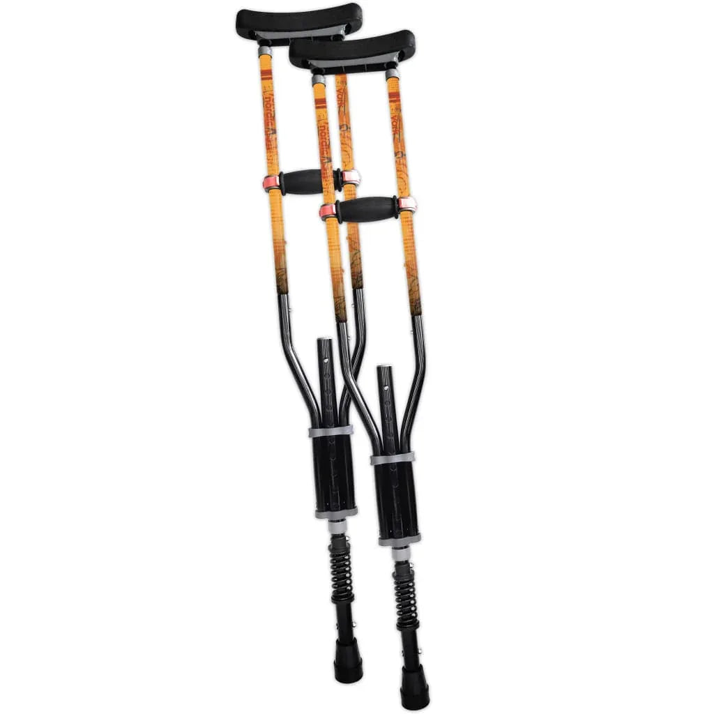 york-nordic-adjustable-spring-cushion-crutches-perfect-for-sports-injuries-and-travel-466 - shoponestop.store