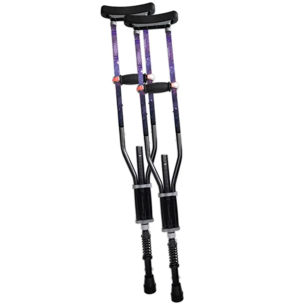 york-nordic-adjustable-spring-cushion-crutches-perfect-for-sports-injuries-and-travel-505 - shoponestop.store