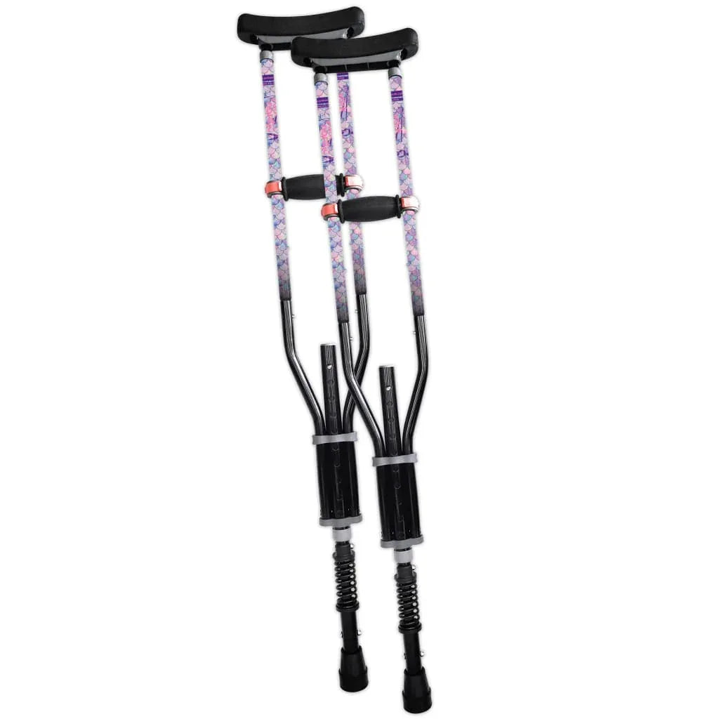 york-nordic-adjustable-spring-cushion-crutches-perfect-for-sports-injuries-and-travel-528 - shoponestop.store